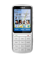 Nokia C3-01 Touch and Type Silver