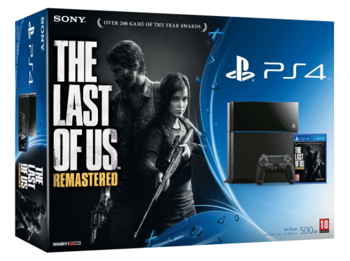 Sony Playstation 4 console + The last of us: Remastered