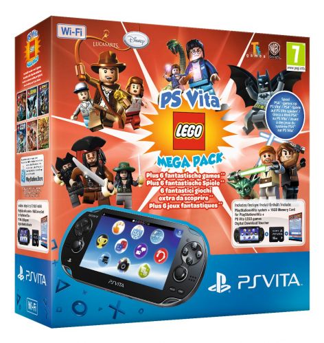 Sony PlayStation Vita WiFi + LEGO Mega Pack Voucher + 1