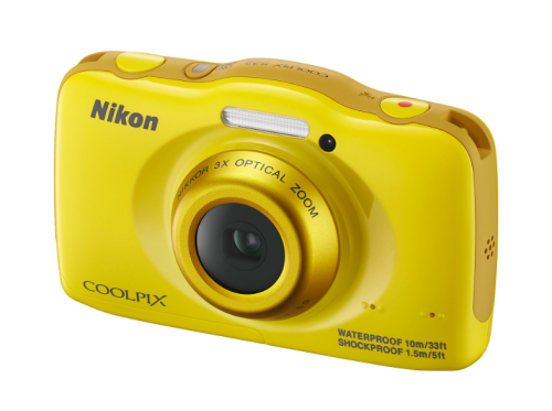 Nikon CoolPix S32 geel