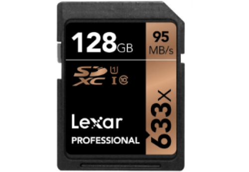 LEXAR SDXC Pro 128GB 95MB/s 633x UHS1 U1 class 10