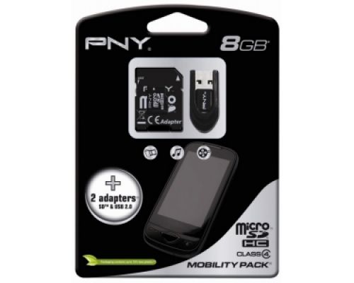 PNY Micro-SDHC Mobility Pack (8 GB)