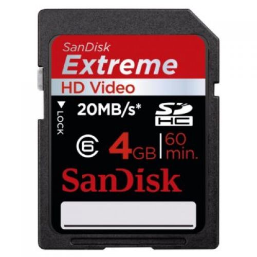 Sandisk SDHC ExtremeIII (4 GB)