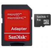 Sandisk Micro-SDHC (4 GB) Photo Pack