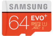 SAMSUNG MicroSD EVO+ 64GB + adapter