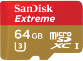 Sandisk Extreme 64 GB microSDHC UHS-I