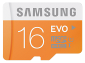 Samsung 16GB, MicroSDHC EVO