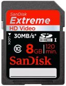Sandisk SDHC ExtremeIII With MicroMate (8 GB)
