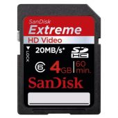 Sandisk SDHC ExtremeIII (4 GB)