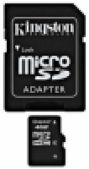 Kingston Micro SD 4 GB met SD adapter