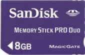 Sandisk Memory Stick Pro Duo 8 GB