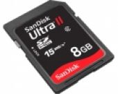 Sandisk Ultra II 8 GB SDHC geheugenkaart