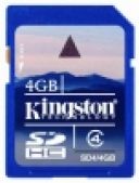 Kingston SD kaart 4 GB