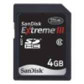Sandisk SD-kaart 4GB Extreme III