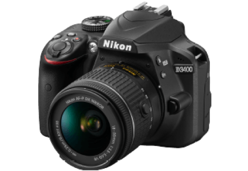 NIKON D3400 + AF-P 18-55mm VR Zwart