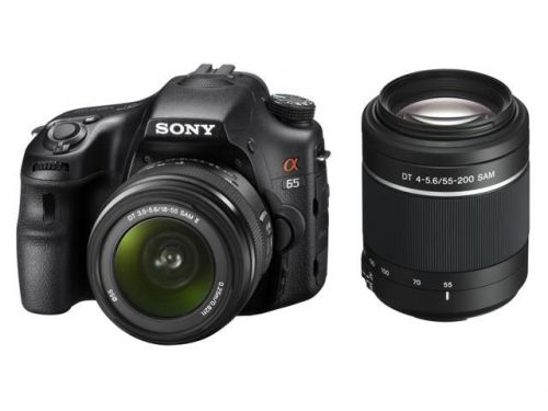 Sony Alpha SLT-A65VX 18-55mm en 55-200mm