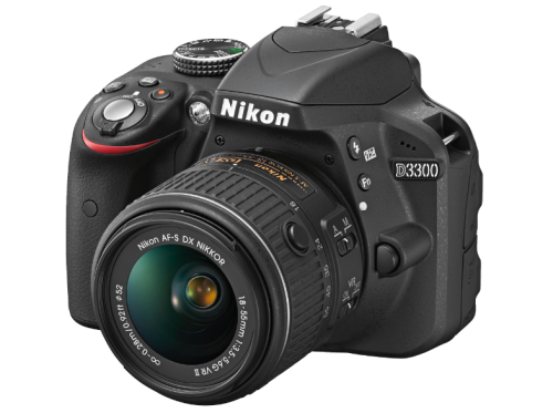 Nikon D3300 en 18-55mm VR II