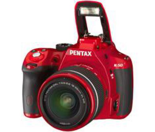 Pentax Pentax K-50 rood + 18-55mm WR + 50-200mm WR