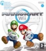 Nintendo Wii Mario Kart + Wheel