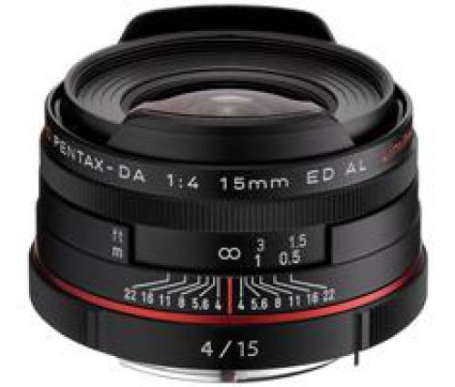 Pentax Pentax 15mm F/4.0 HD DA AL zwart