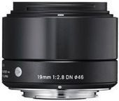 Sigma Sigma MFT 19mm F/2.8 zwart ART DN voor Panasonic G