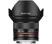 Samyang 12mm T2.2 NCS VDSLR Micro 4/3 Zwart