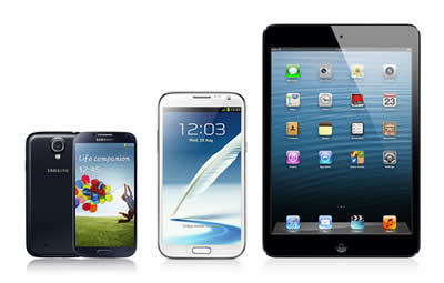 smartphone, phablet, tablet